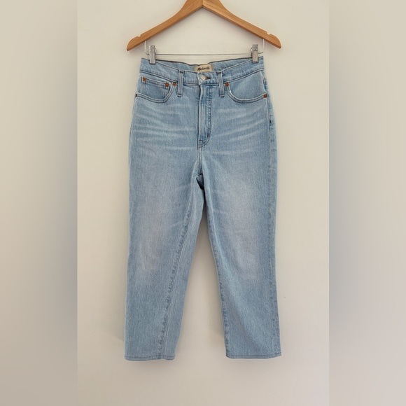 Madewell‎ women's Size 27 The Perfect Vintage Jean Crop Light Wash - Picture 2 of 12